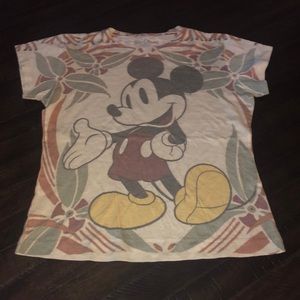 Rare Disney Animal Kingdom Mickey Mouse shirt SZ S